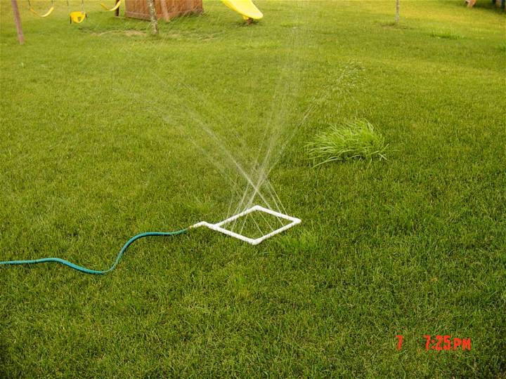 DIY Water Sprinkler System Using PVC Pipe