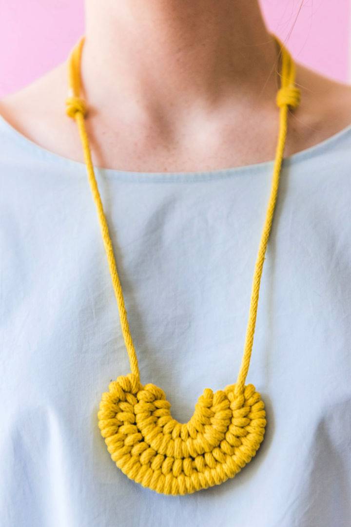 How to Make a Knot Necklace
