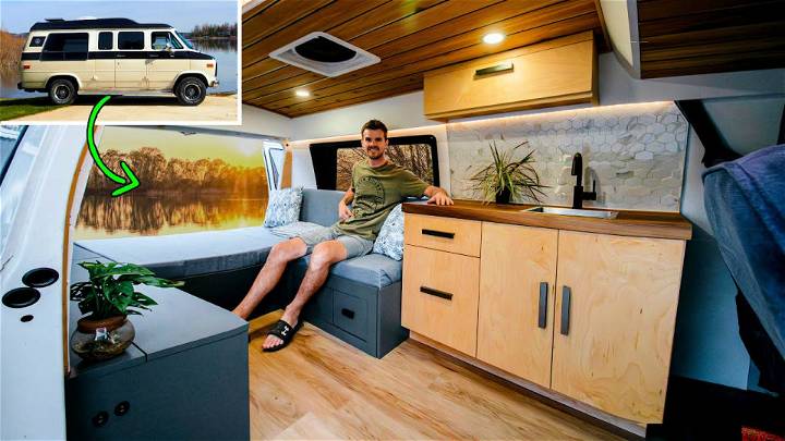 DIY ‘90s Van to Modern Tiny Home