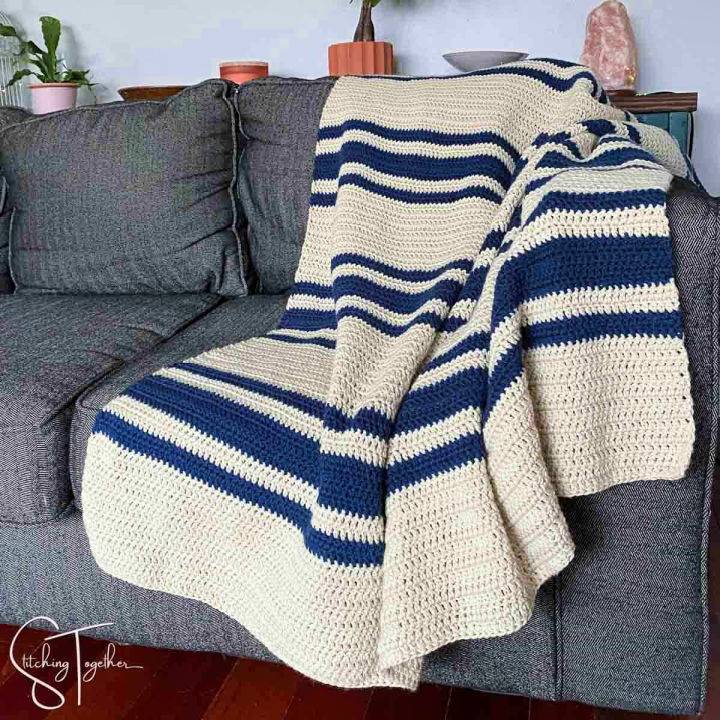 Easiest Double Blanket to Crochet - Free Pattern