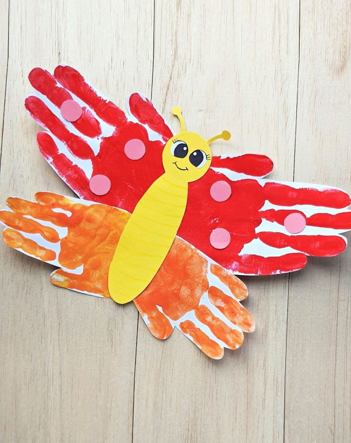 Easy DIY Handprint Butterfly