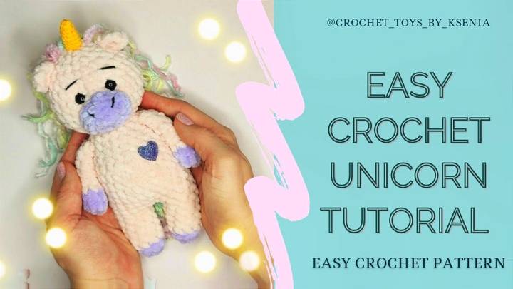 Easy Crochet Unicorn Pattern