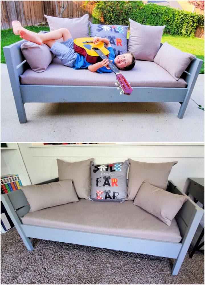 Easy DIY Couch for Patio Furniture