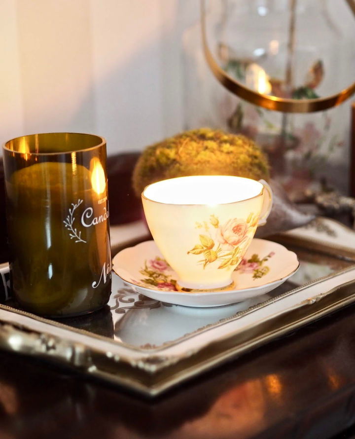 Easy DIY Teacup Candle