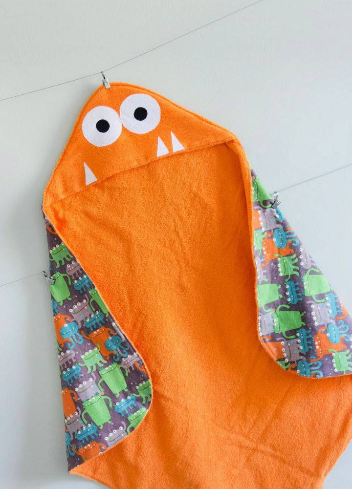 Easy Infant Hooded Towel Tutorial