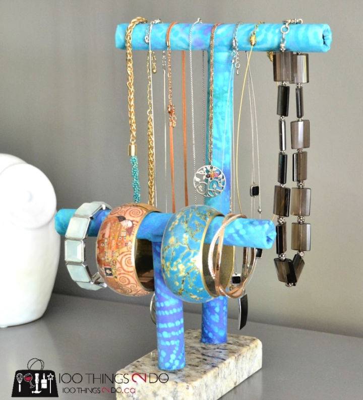 Easy Jewelry Holder PVC Pipe Project