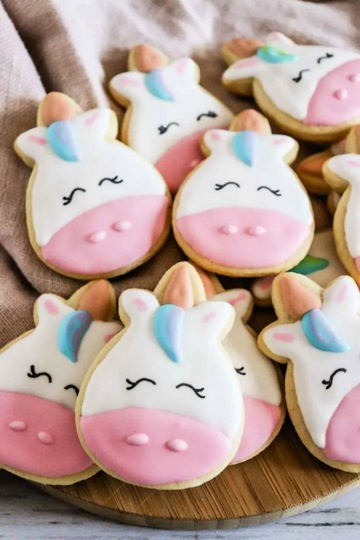 Easy and Adorable Unicorn Sugar Cookies