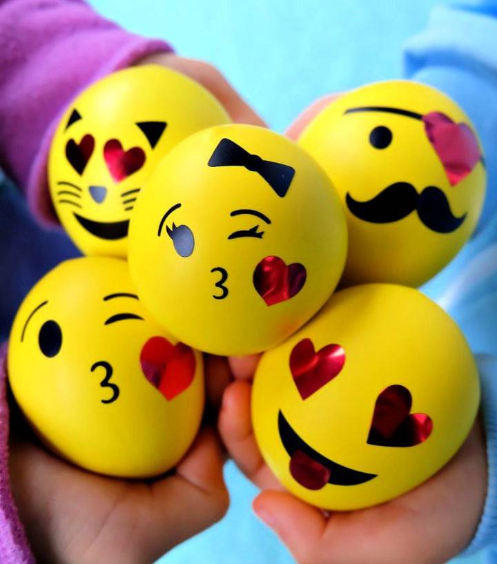 Emoji Squishy Stress Balls Filled With Slime