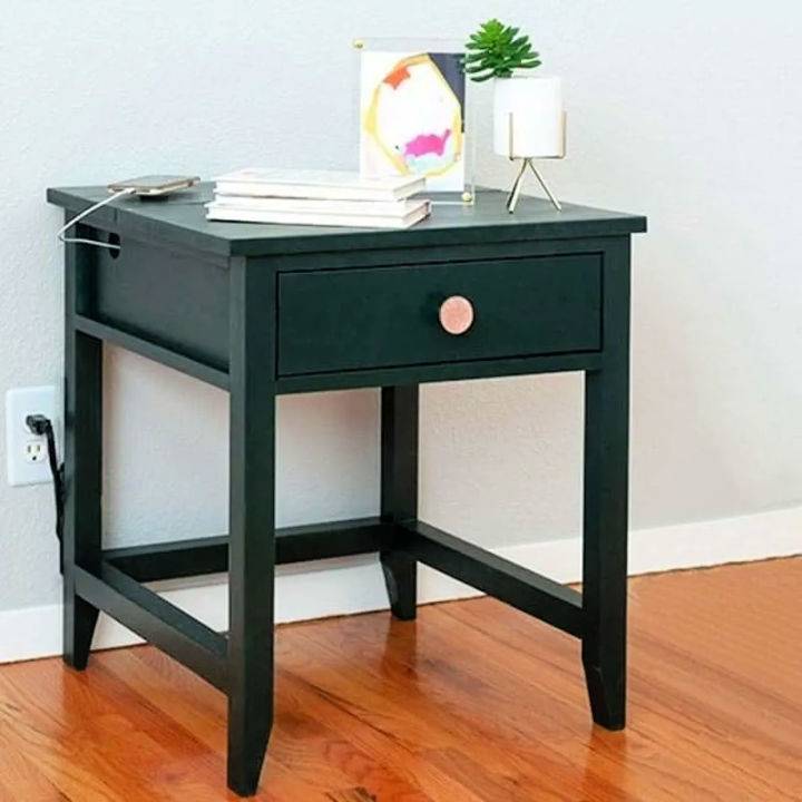 How to Make an End Table With Charging Station
