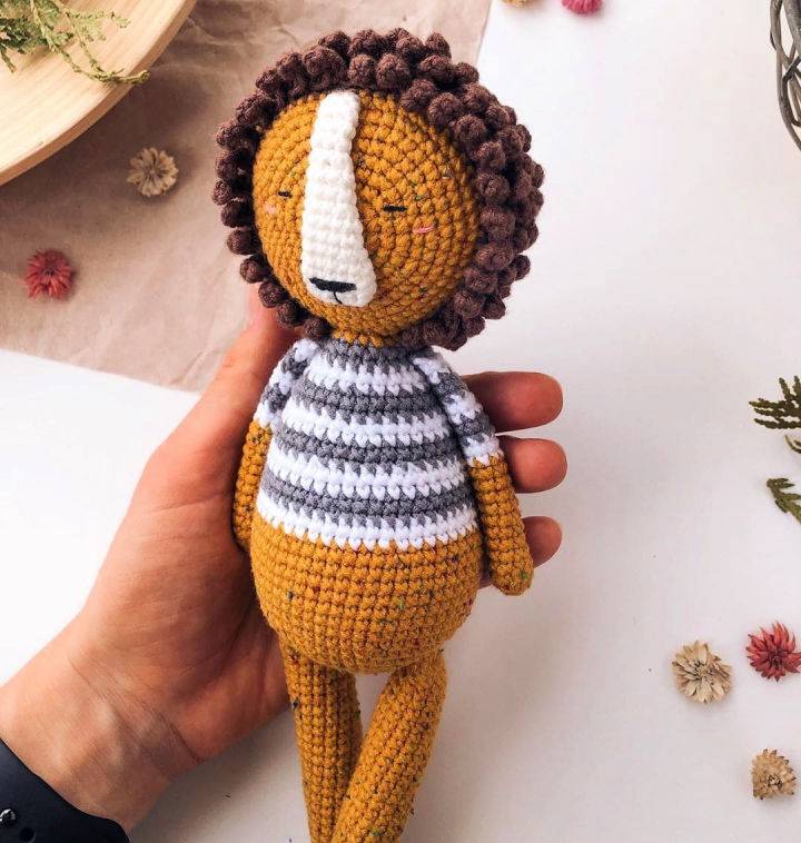 Free Amigurumi Lion Crochet Pattern