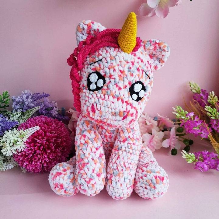 Free Crochet Confetti Unicorn PDF Pattern