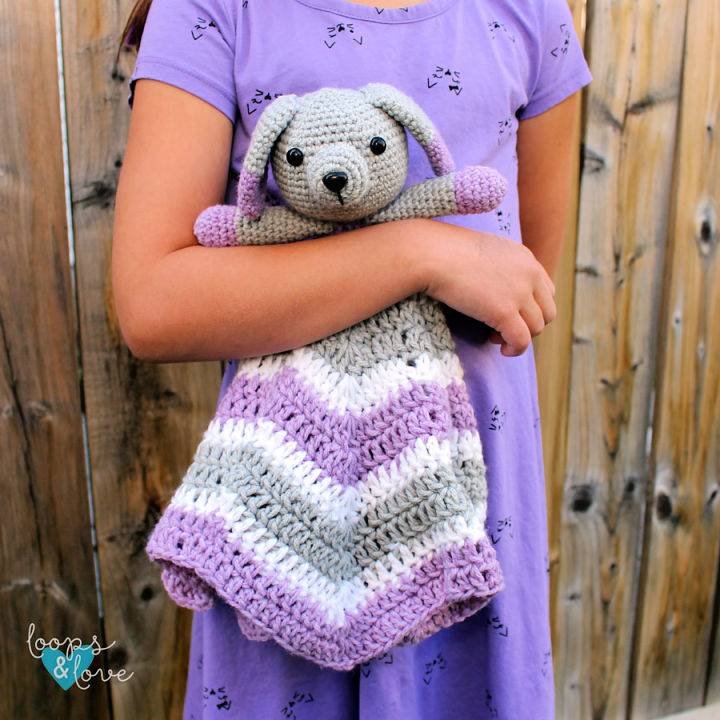 Free Crochet Puppy Lovey Pattern