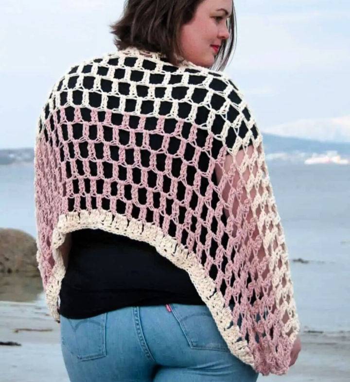 Crochet Rectangle Shrug Pattern