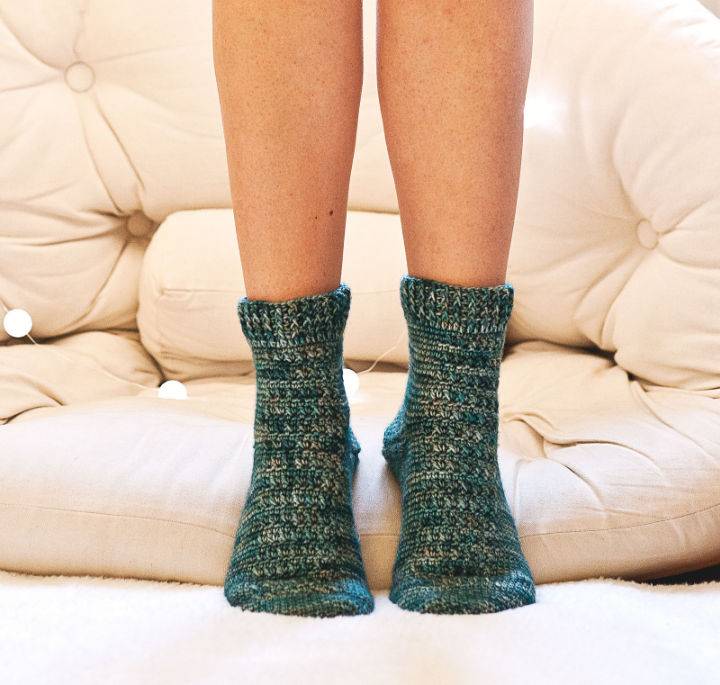 Free Crochet Spruce Socks Pattern