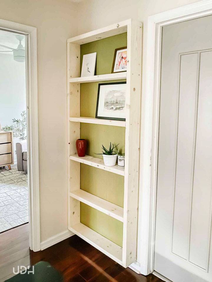 Free Floating Bookcase Woodworking Plan