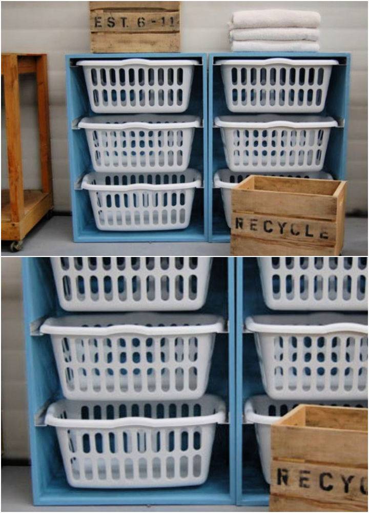 Free Laundry Basket Dresser Plan