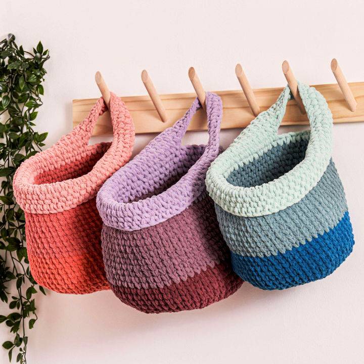 Crochet One & Done Hanging Basket