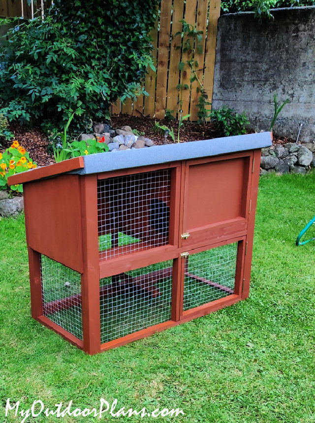 Free Rabbit Hutch Woodworking Plan