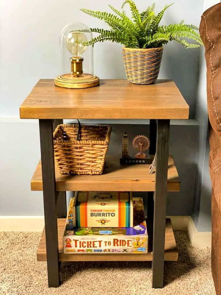  Free Rustic End Table Plan