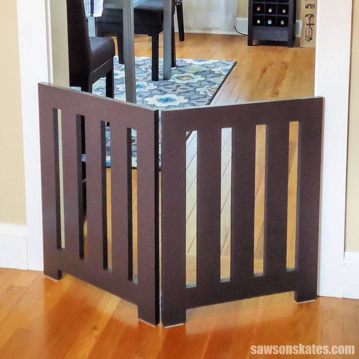 DIY Freestanding Dog Gate
