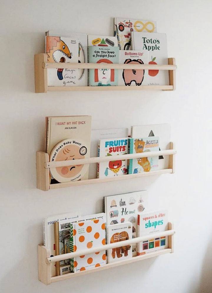 DIY Front-Facing Plywood Bookshelf Under $50
