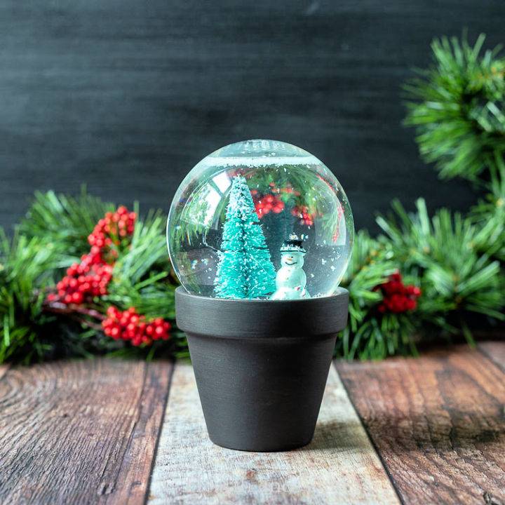 Fun and Easy DIY Snow Globe for a Gift