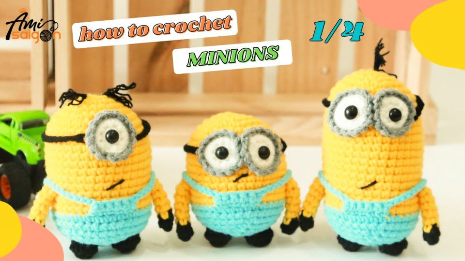 Gorgeous Crochet Amigurumi Minion Pattern