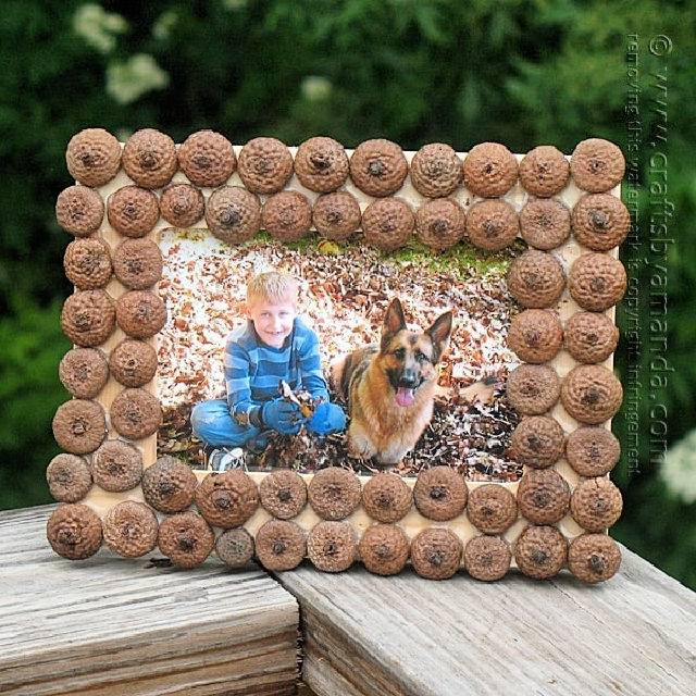 Handmade Acorn Frame Father's Day Gift