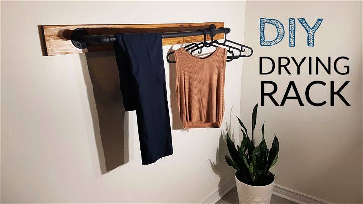 Handmade Clothes Drying Rack
