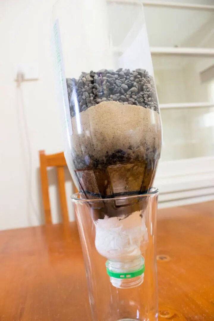 Handmade Water Filter Science Project