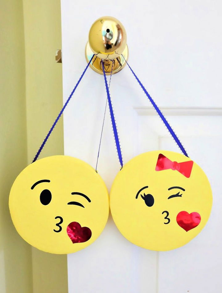 His and Her Emoji Door Hangers