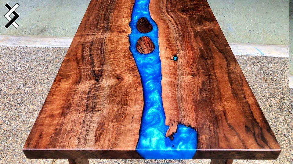 How to Make an Awesome Resin River Table with the Best Mold