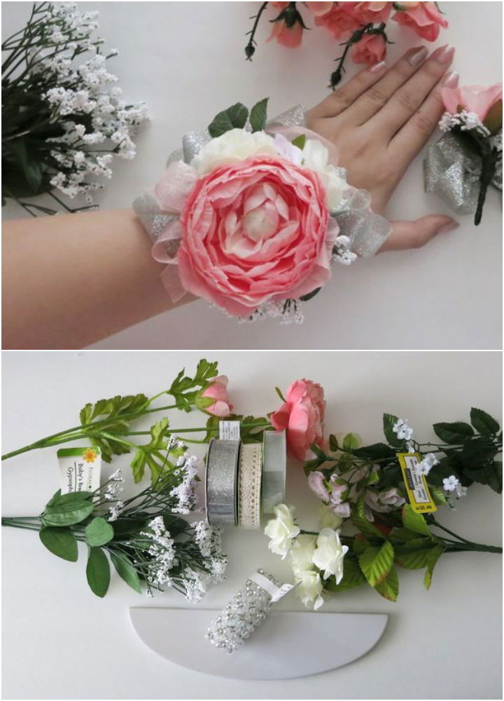 Homemade Prom Wrist Corsage