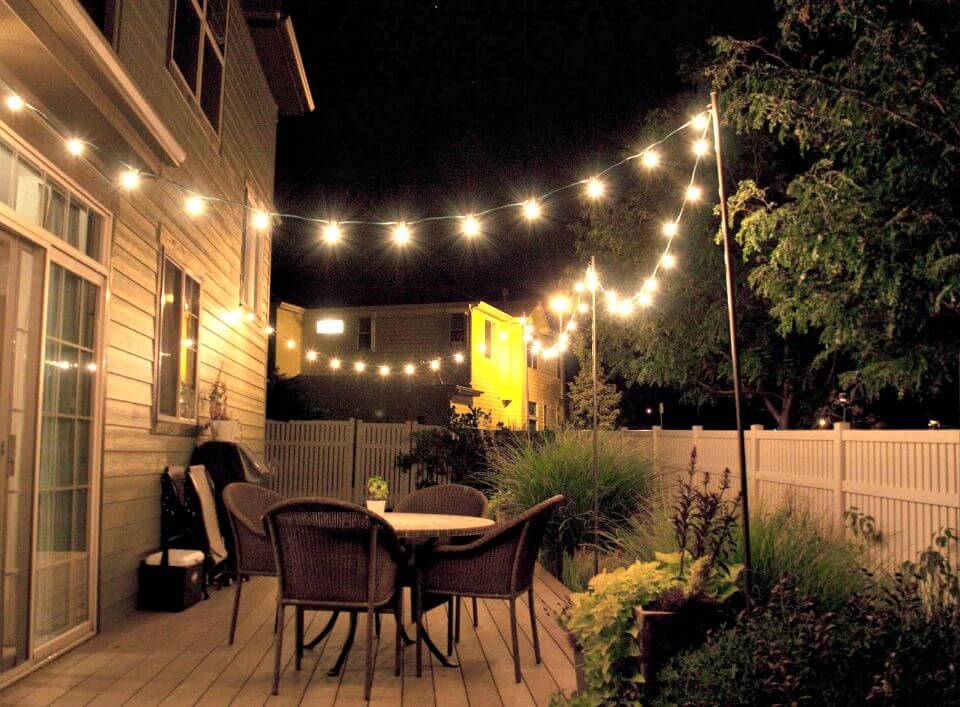 How to Make Outdoor String Lights