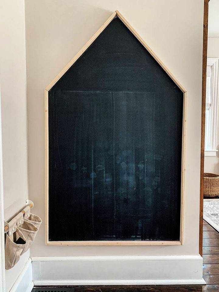 How to Build a Magnetic Chalkboard Wall
