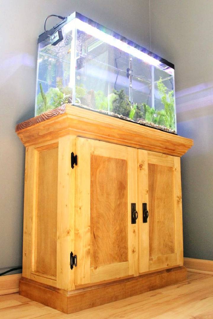 How to Build a Wooden Aquarium Cabinet Stand