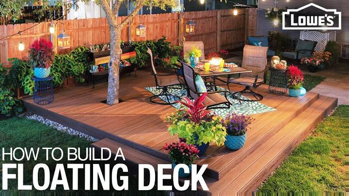 How to Build a Wooden Floating Deck