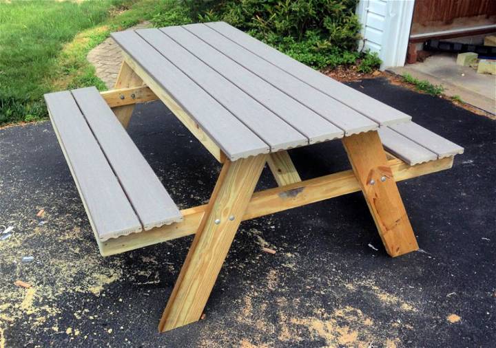 How to Build a Wooden Picnic Table