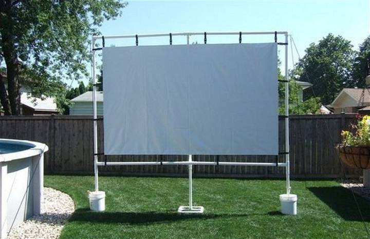 How to Build an Outdoor Movie Screen
