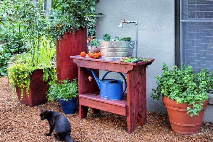 How to Build an Outdoor Sink