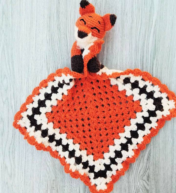 How to Crochet Fox Lovey Free Pattern