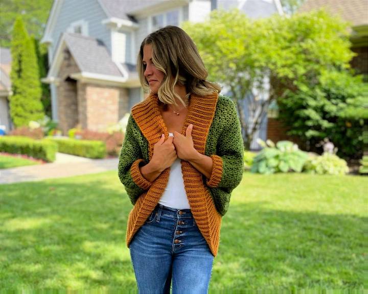 How to Crochet Hayride Shrug With Sleeves
