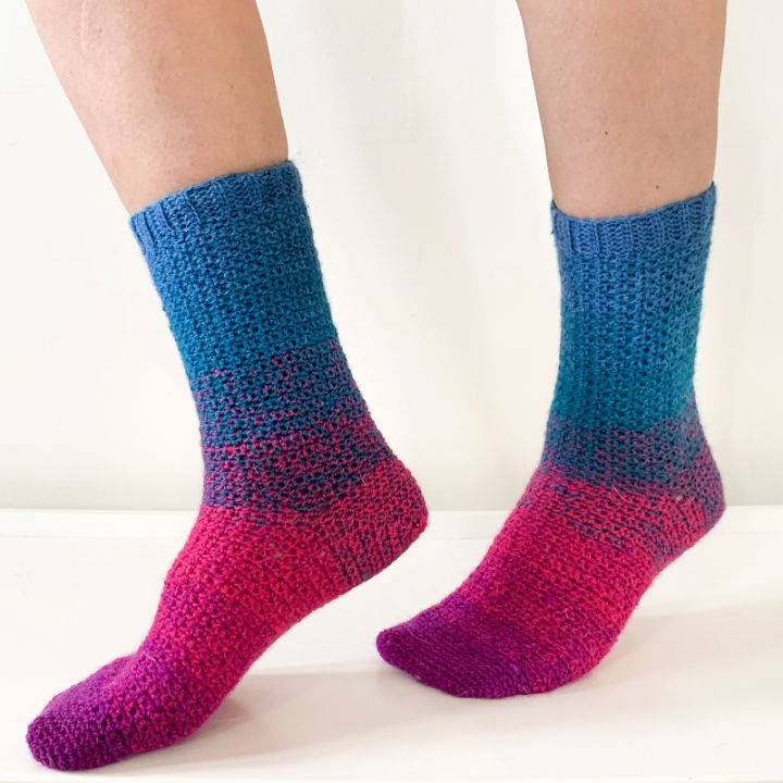 How to Crochet Step on Socks Free Pattern