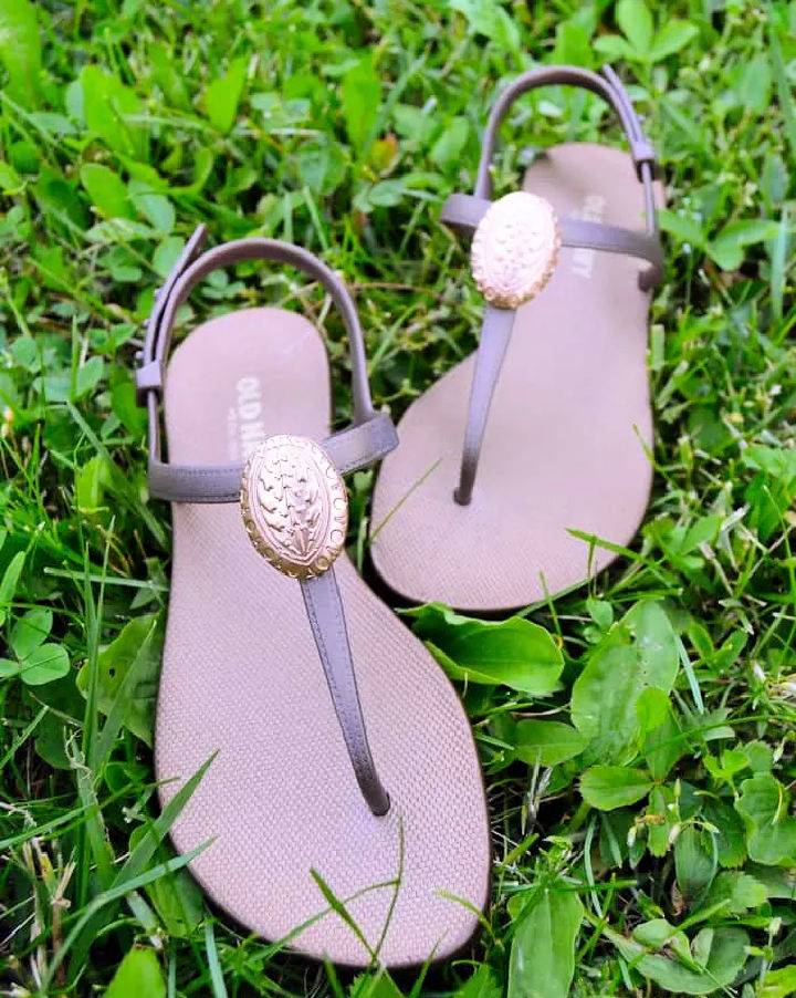 How to Embellish Sandals Using Hot Glue