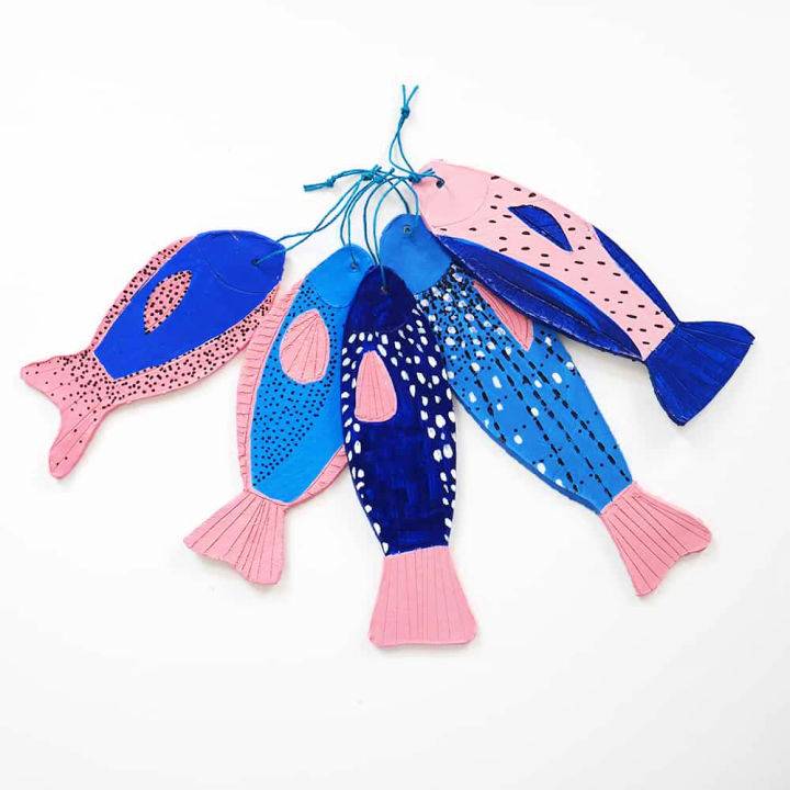 How to Make Air Dry Clay Fishes for Adults