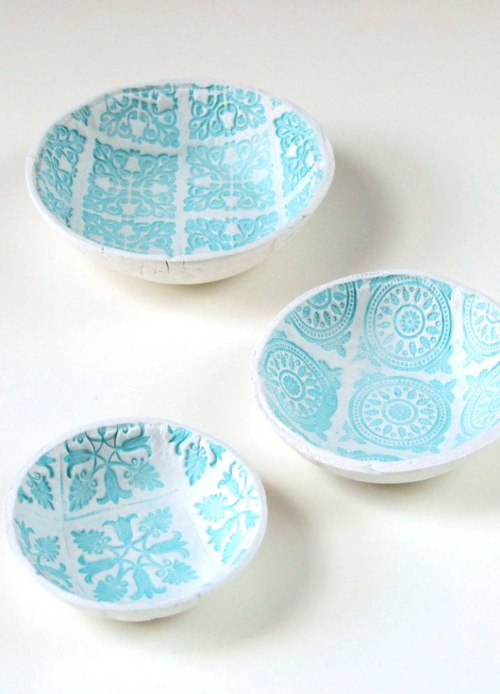 How to Make Bowls With Air Dry Clay