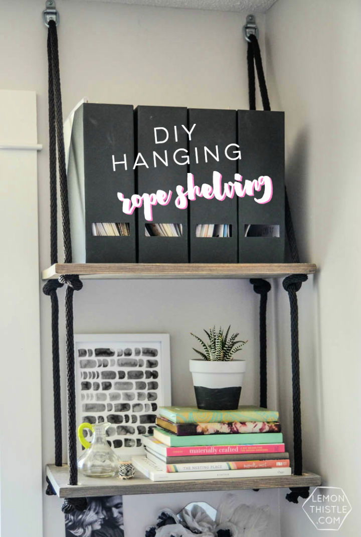 How to Make Hanging Shelves for Office