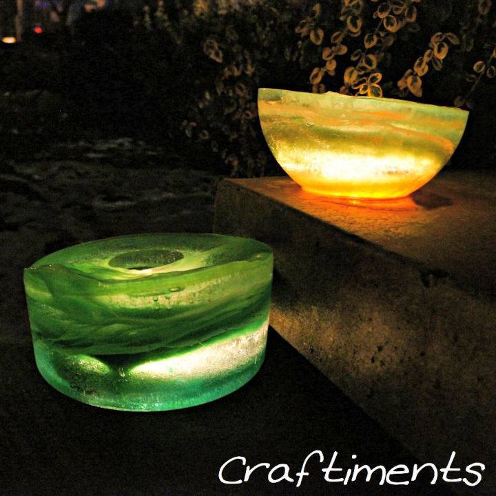 How to Make Ice Lanterns for Backyard