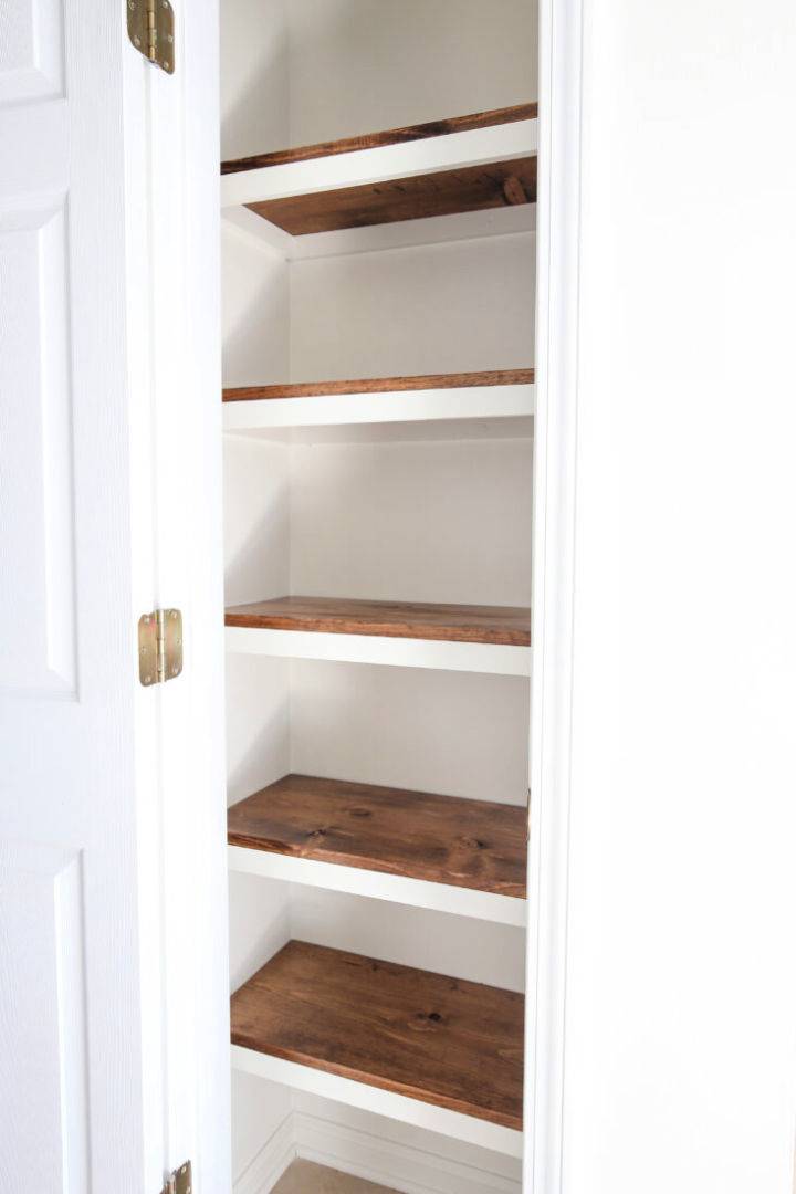 Build Your Own Pantry Shelves