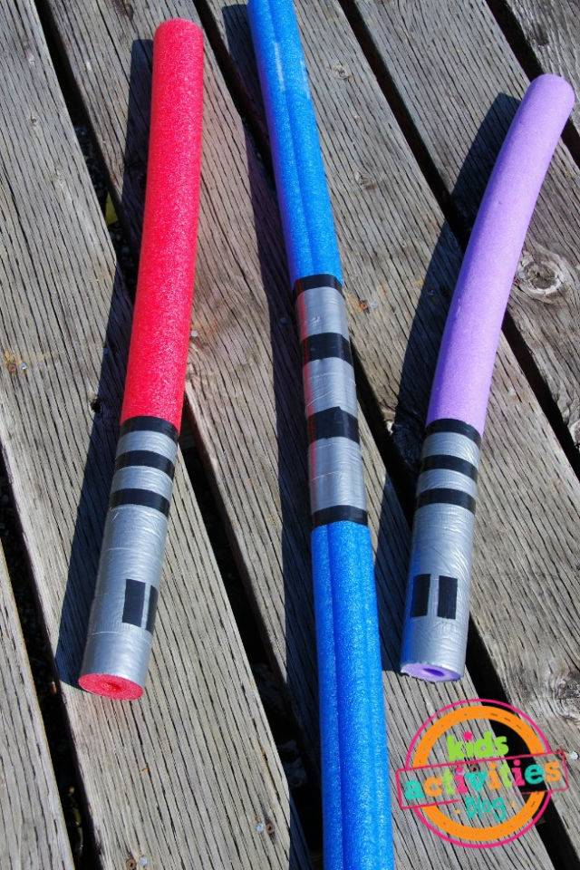 How to Make Pool Noodle Lightsabers